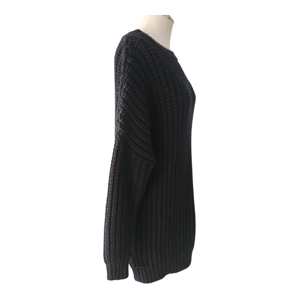 Zenana Premium Iowa Hawkeyes Knit Sweater Tunic Women’s Size M Black Gold Logo - Picture 5 of 8